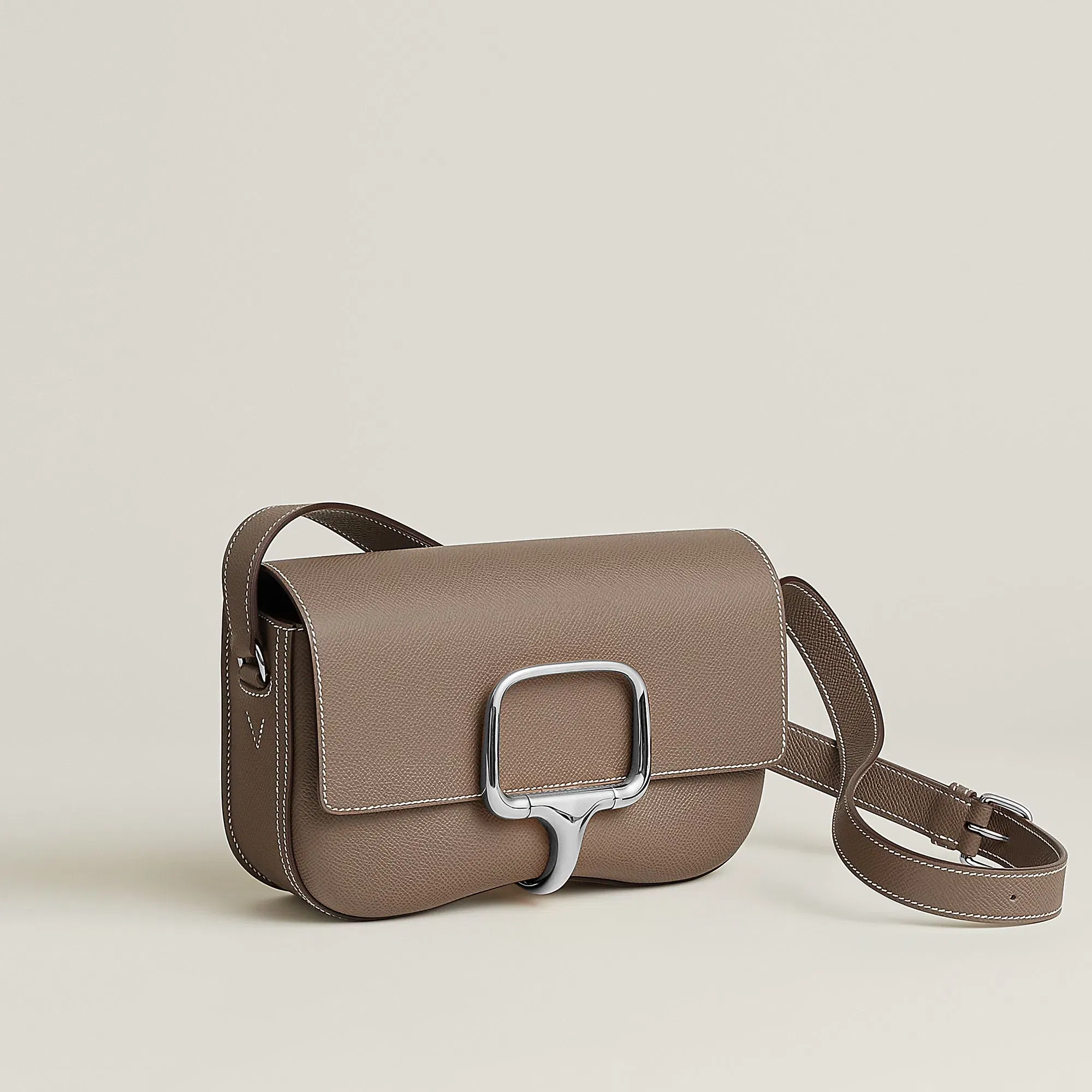 Hermes Herms Della Cavalleria Elan Bag Gold