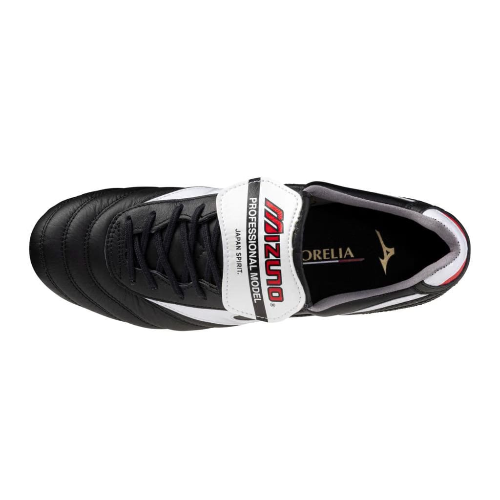 Mizuno Morelia Ii Made In Japan Kl Soccer Cleat Flap Tongue Black White