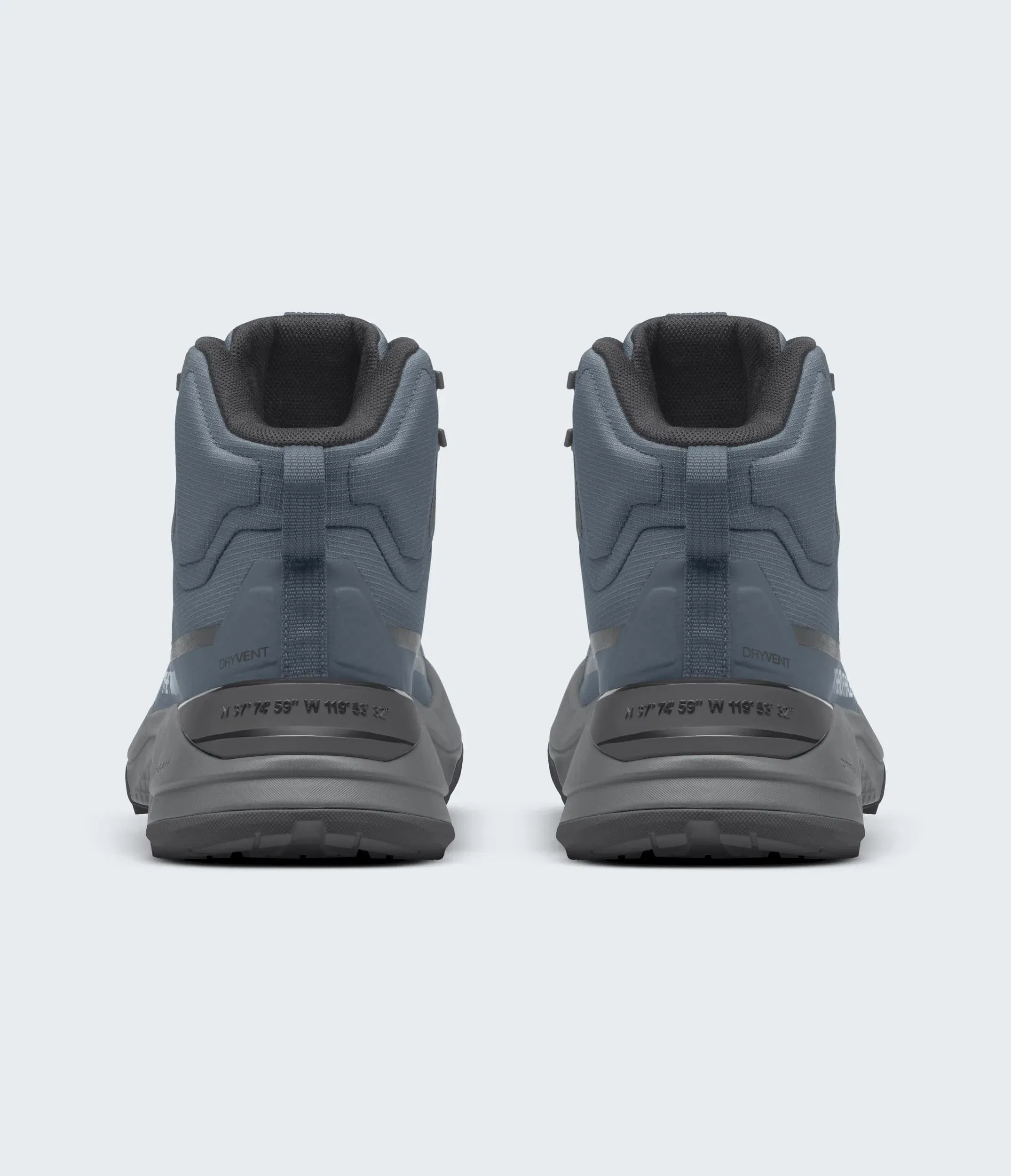 The North Face Mens Fastpack Mid Waterproof Boots Granite Grey Granite Grey