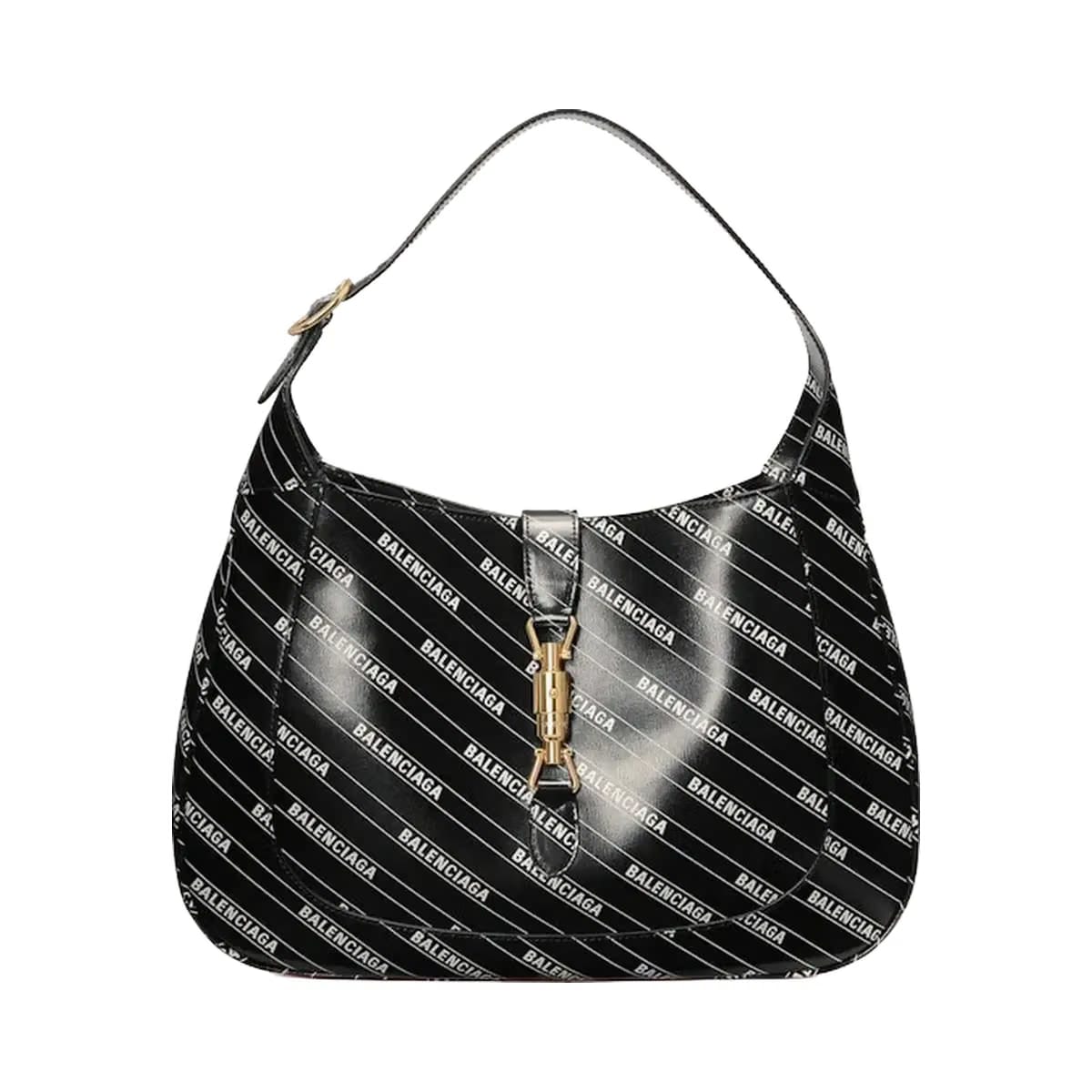 Gucci X Balenciaga The Hacker Project Medium Jackie 1961 Black