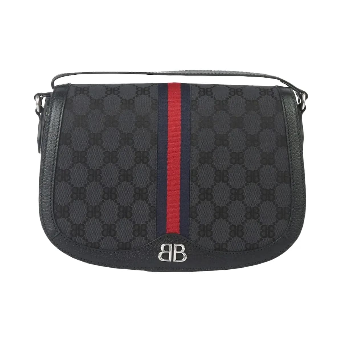 Gucci X Balenciaga The Hacker Project Medium Shoulder Bag Black