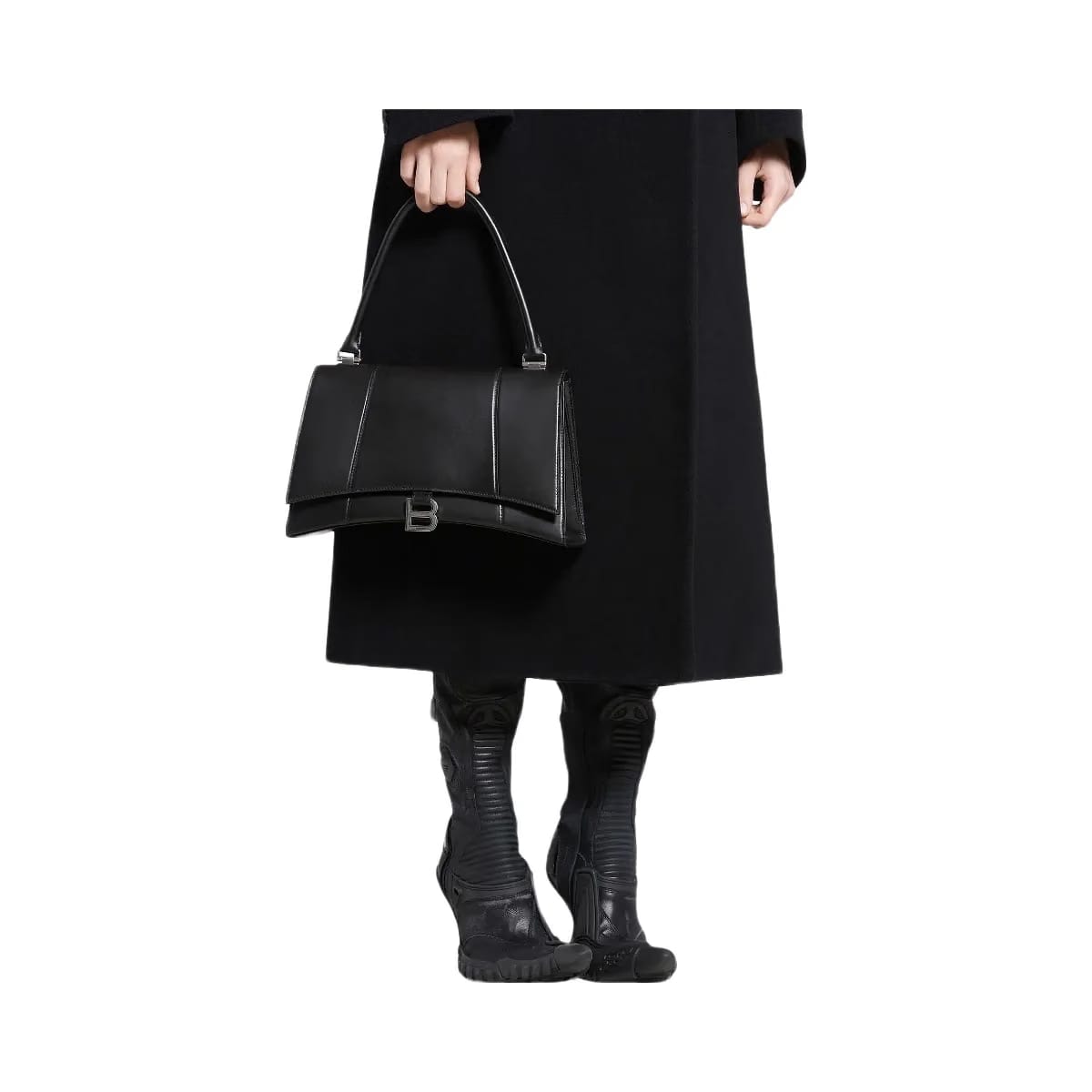 Balenciaga Hourglass Hinge Medium Top Handle Bag