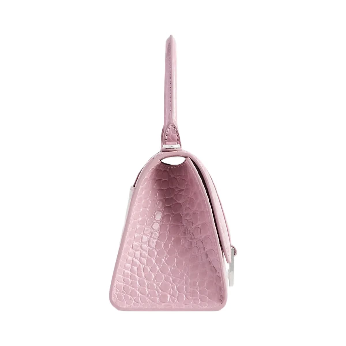 Balenciaga Hourglass Small Handbag Crocodile Embossed