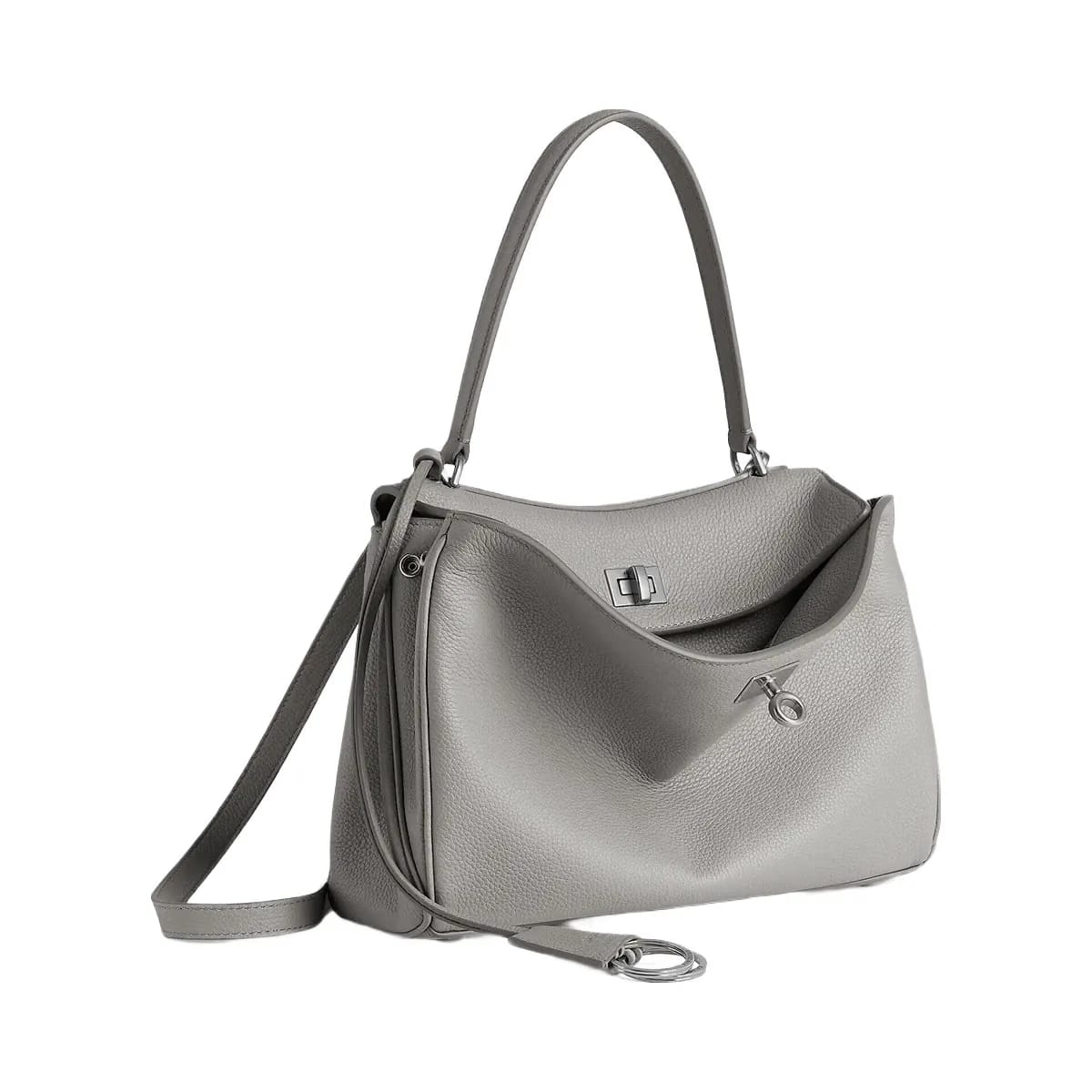 Balenciaga Rodeo Small Grained Calfskin Top Handle Bag