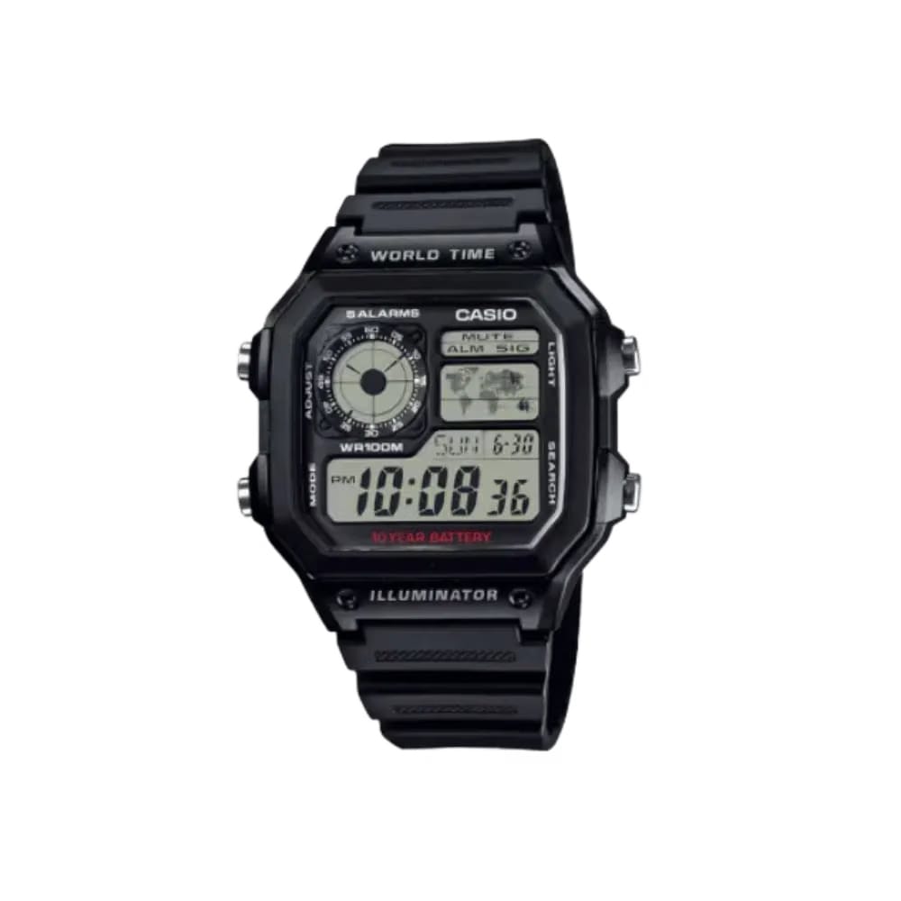 Casio YOUTH AE-1200 series AE-1200WH-1AV Black / Blue