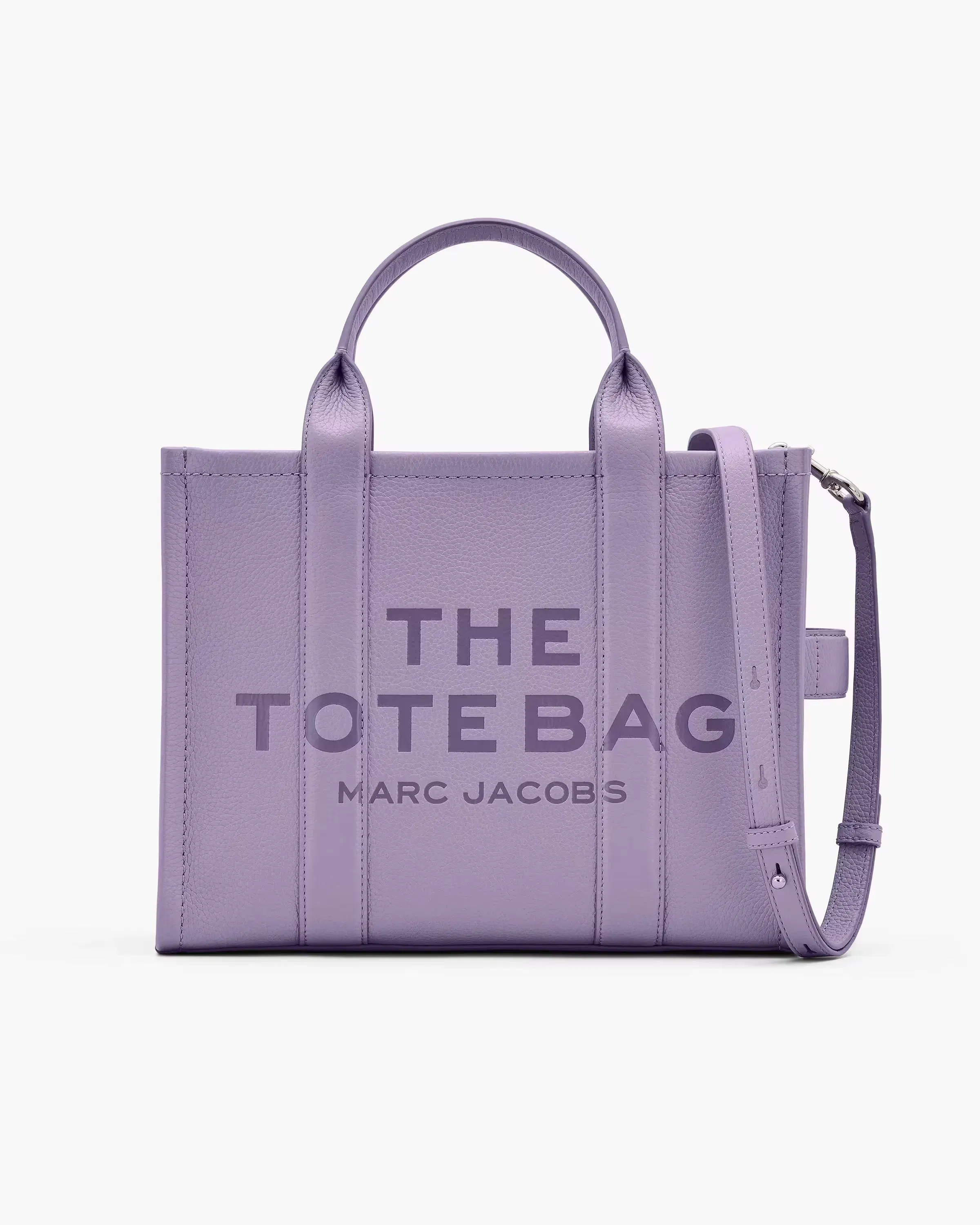 Marc Jacobs The Leather Medium Tote Bag Lilac