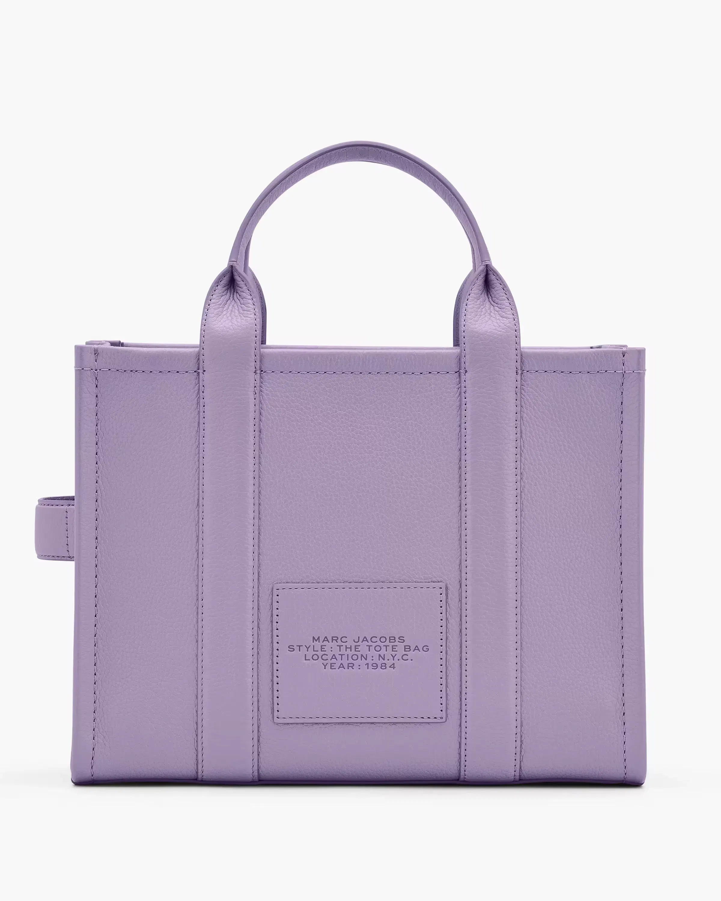 Marc Jacobs The Leather Medium Tote Bag Lilac