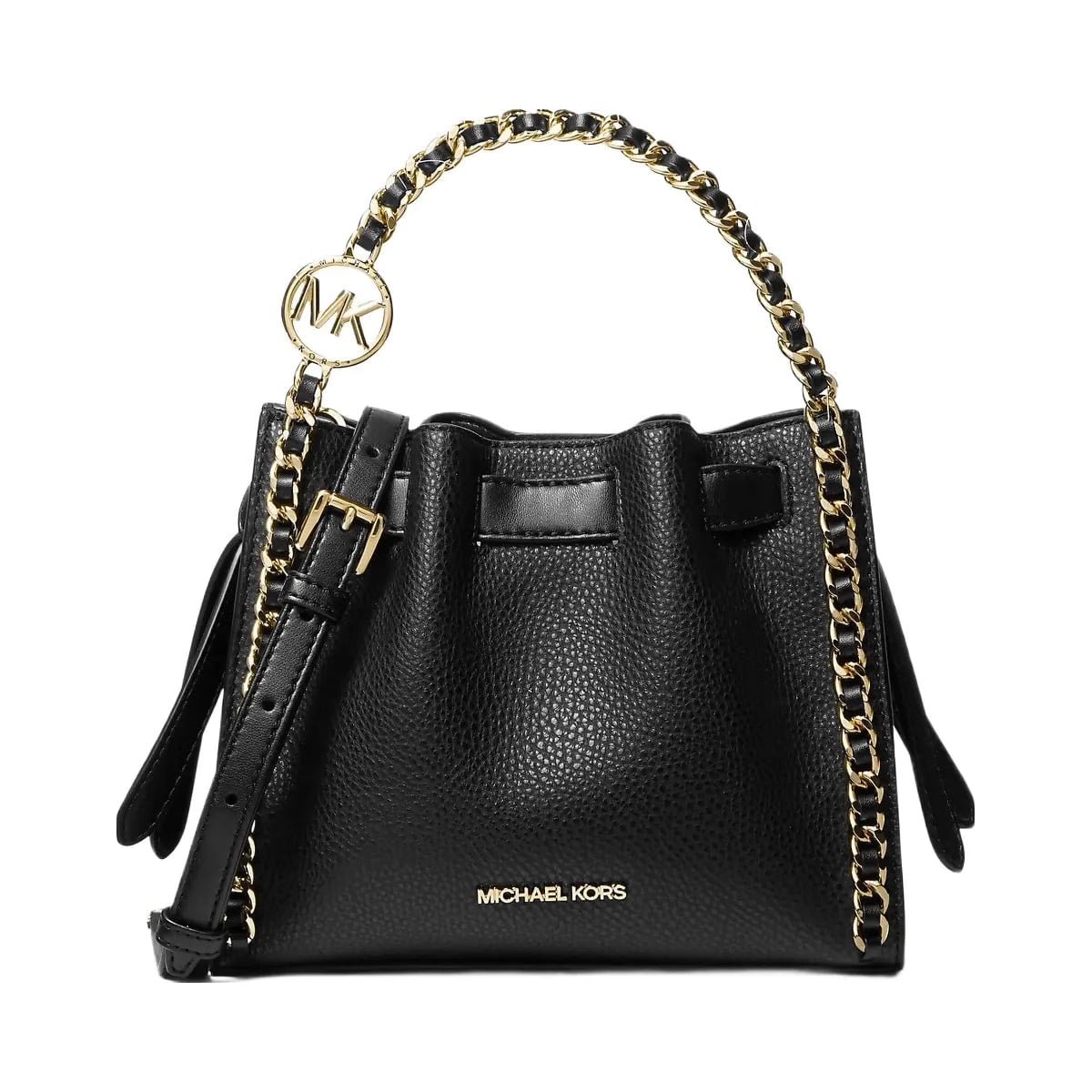 Michael Kors Mina Small Chain Crossbody Bag Black