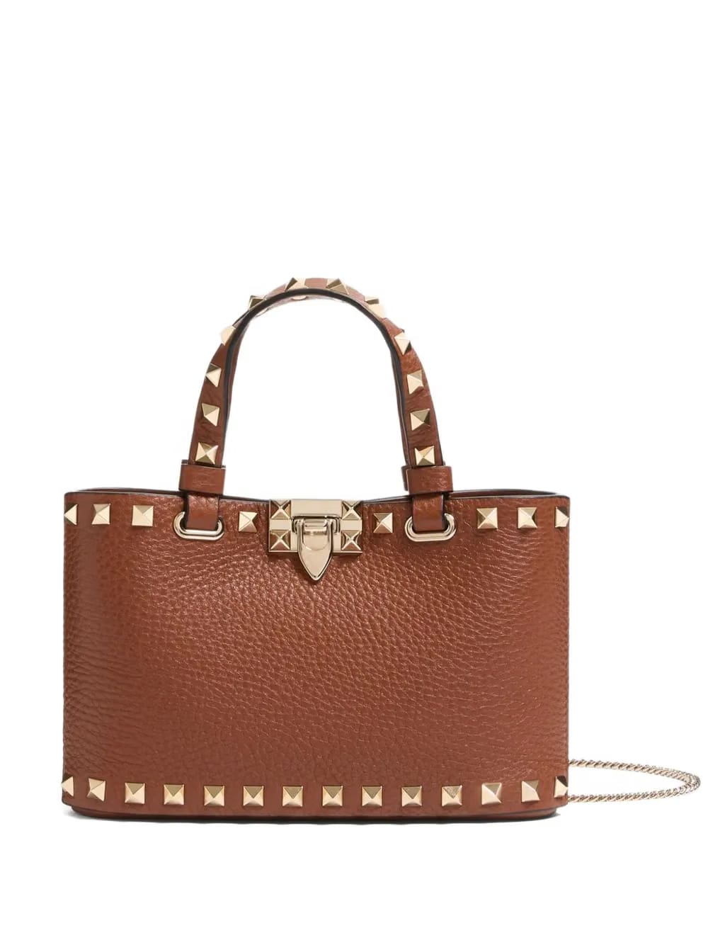 Mini Rockstud embellished tote bag