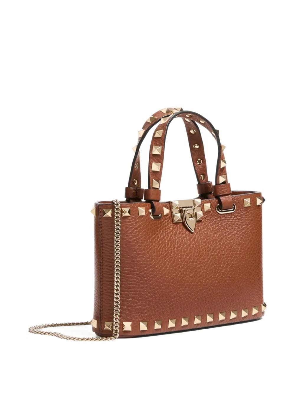 Mini Rockstud embellished tote bag