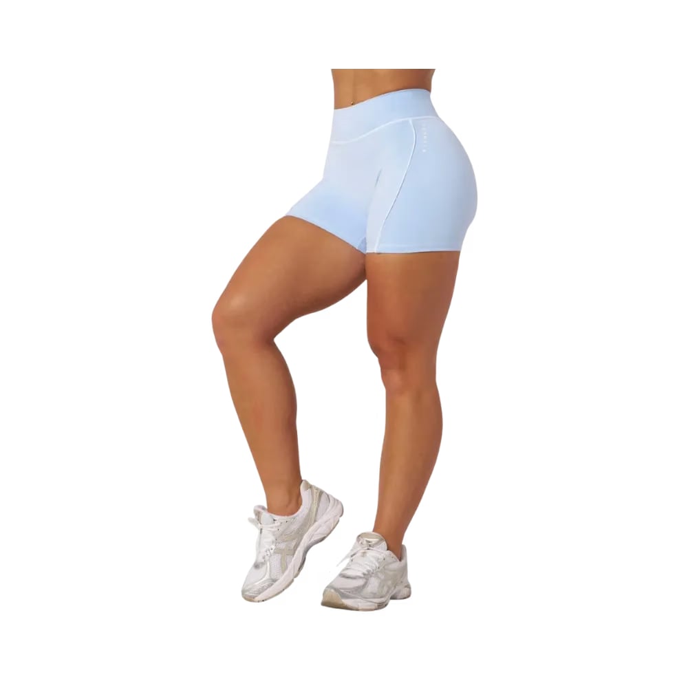 YoungLA Elevate outline Shorts 5" Light Blue