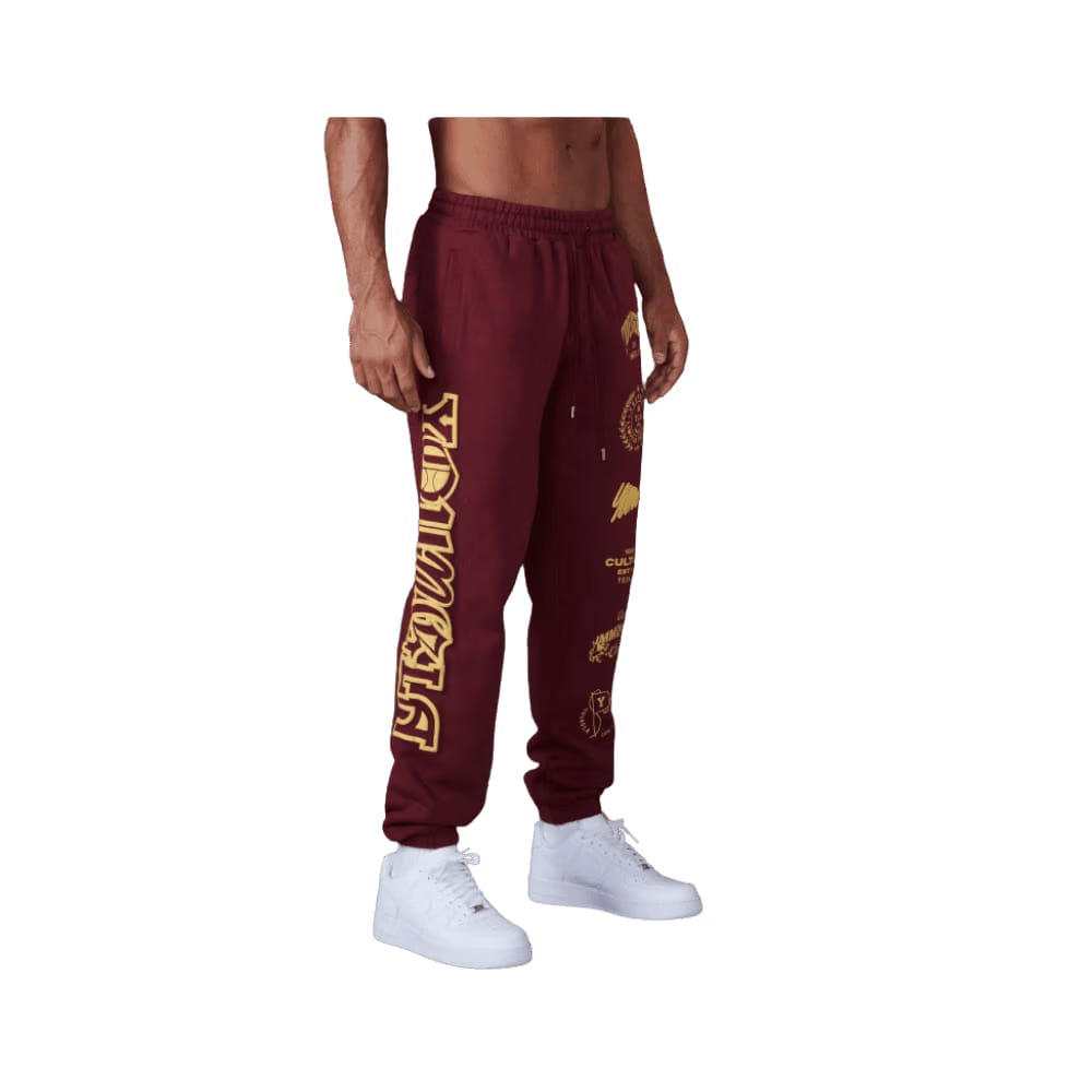 Young LA Immortal Killer Joggers Burgundy