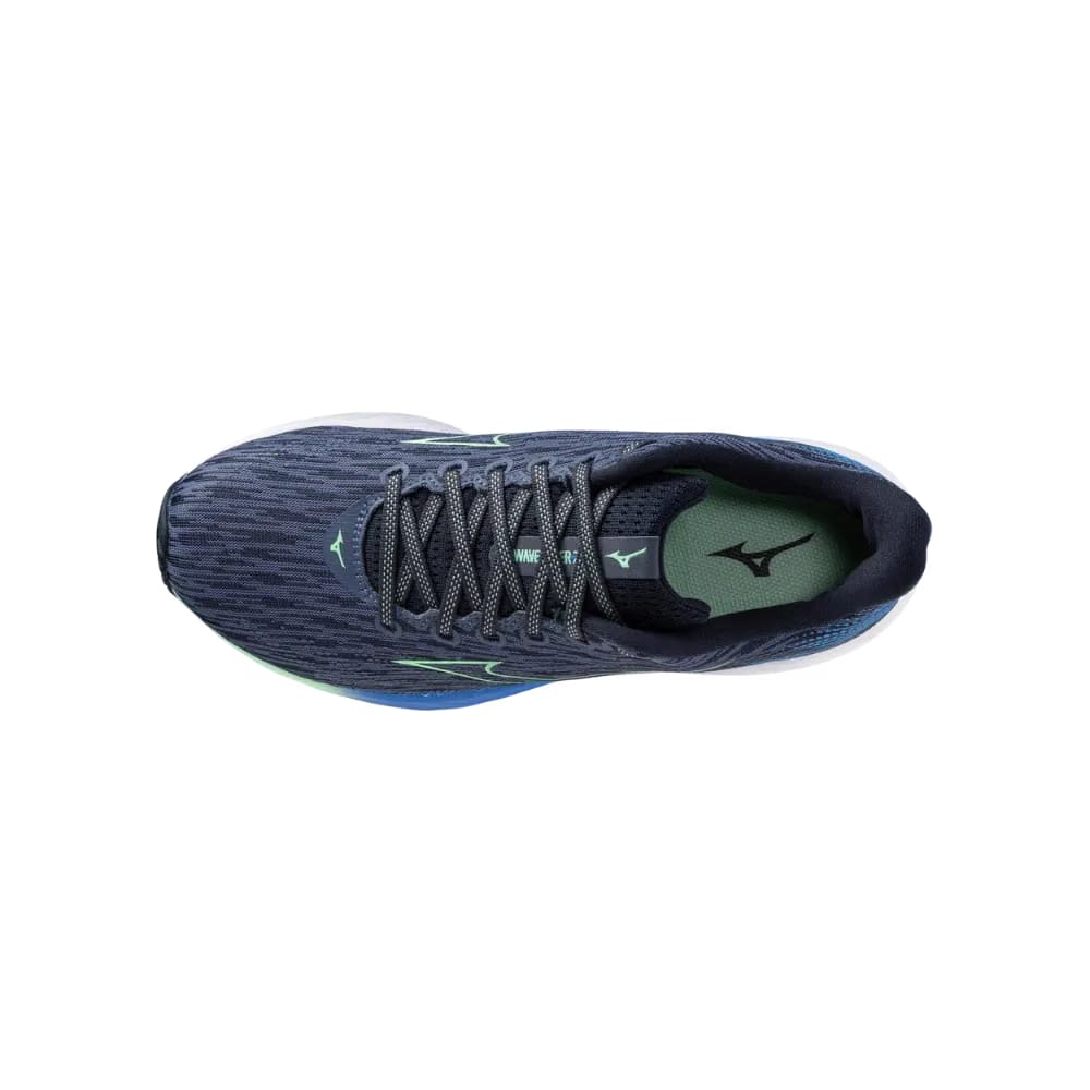 Mizuno Wave Rider 28 Vintage Indigo-Neo Mint