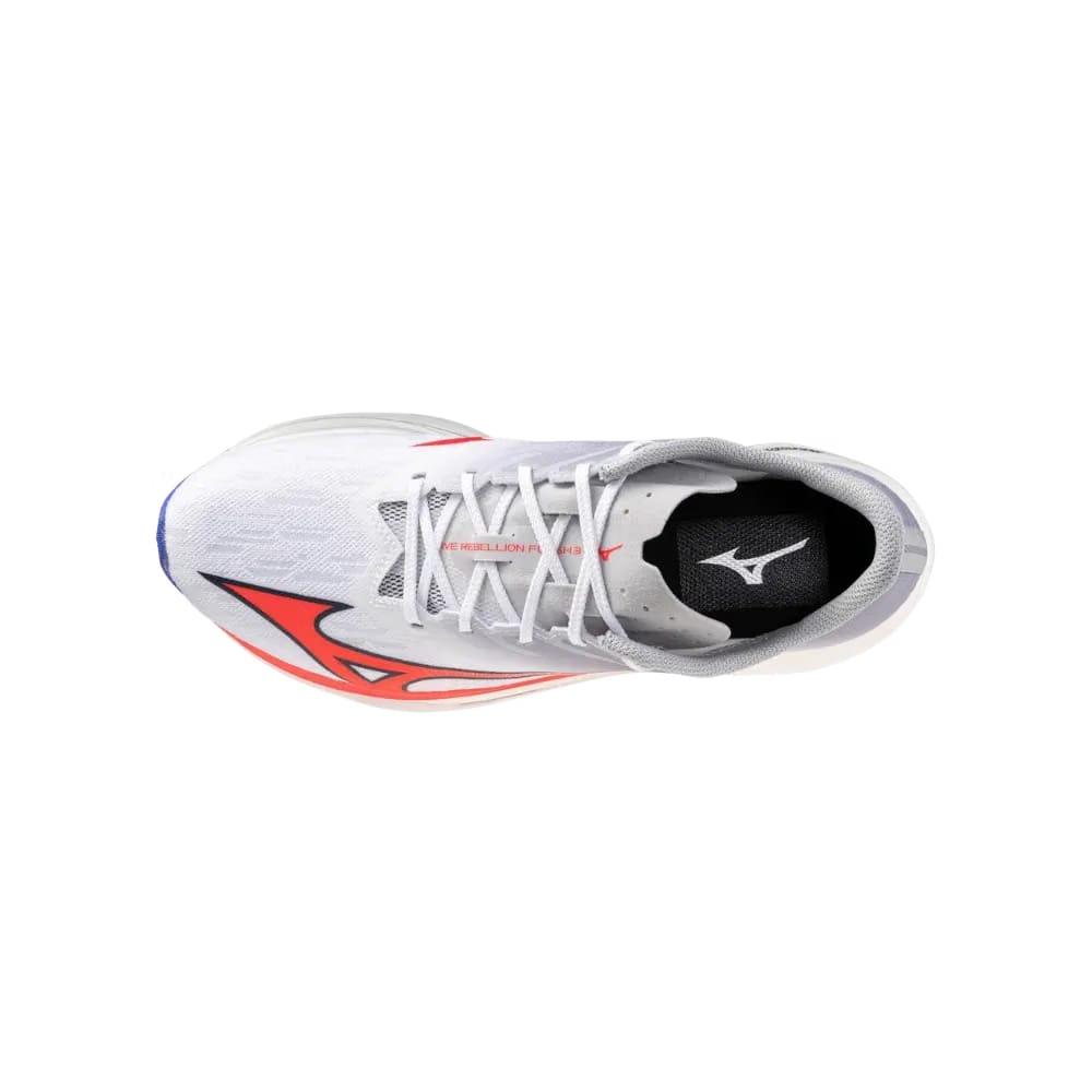 Mizuno Wave Rebellion Flash 3 White-Fiery Coral