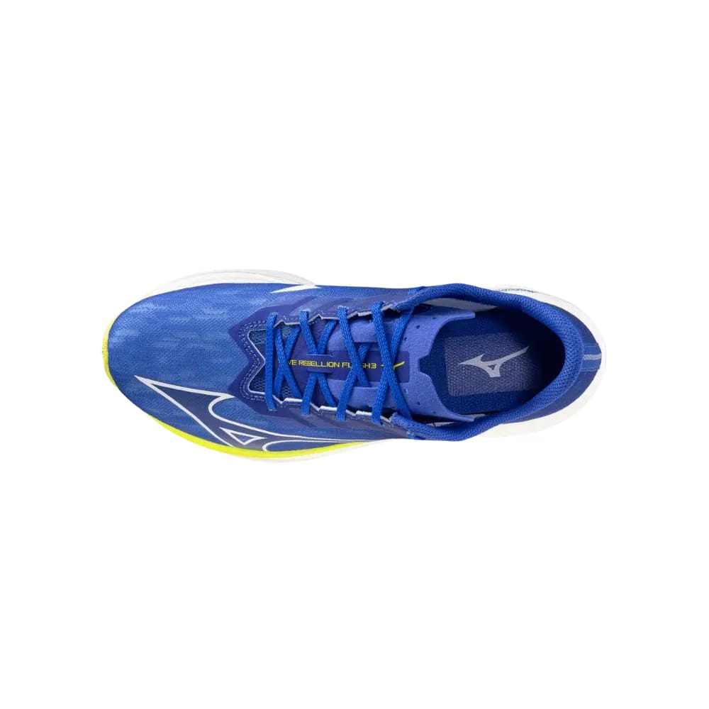Mizuno Wave Rebellion Flash 3 Dazzling Blue-Surf The Web