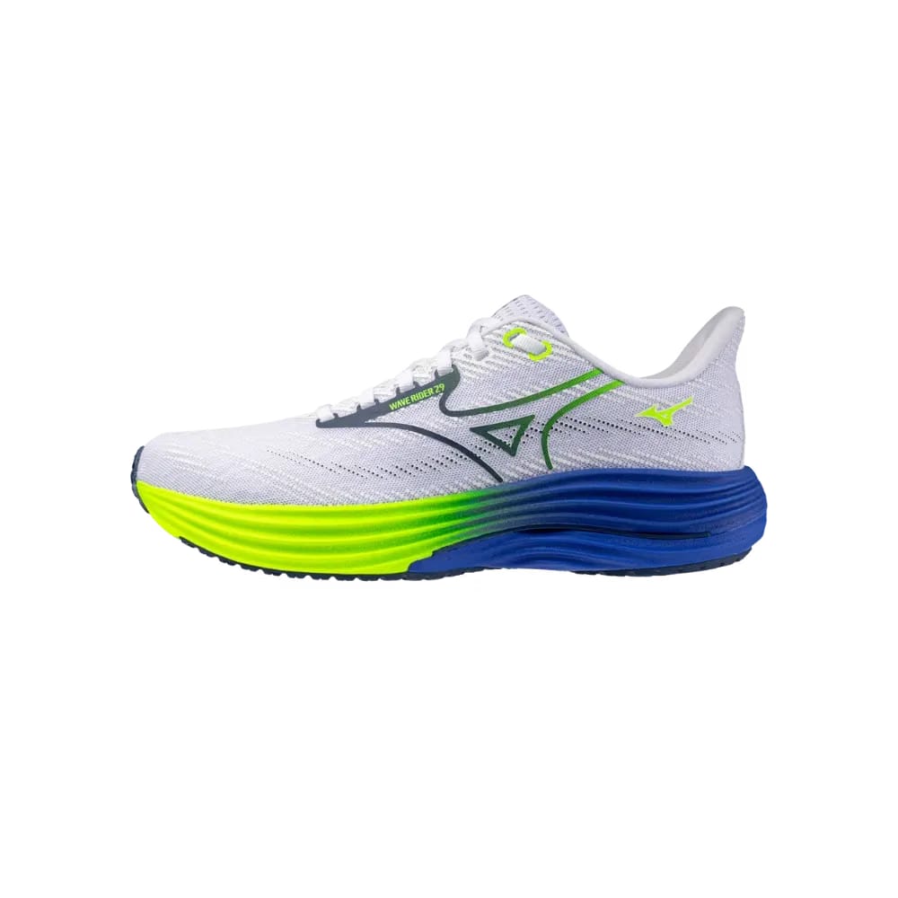 Mizuno Wave Rider 29 White-Estate Blue