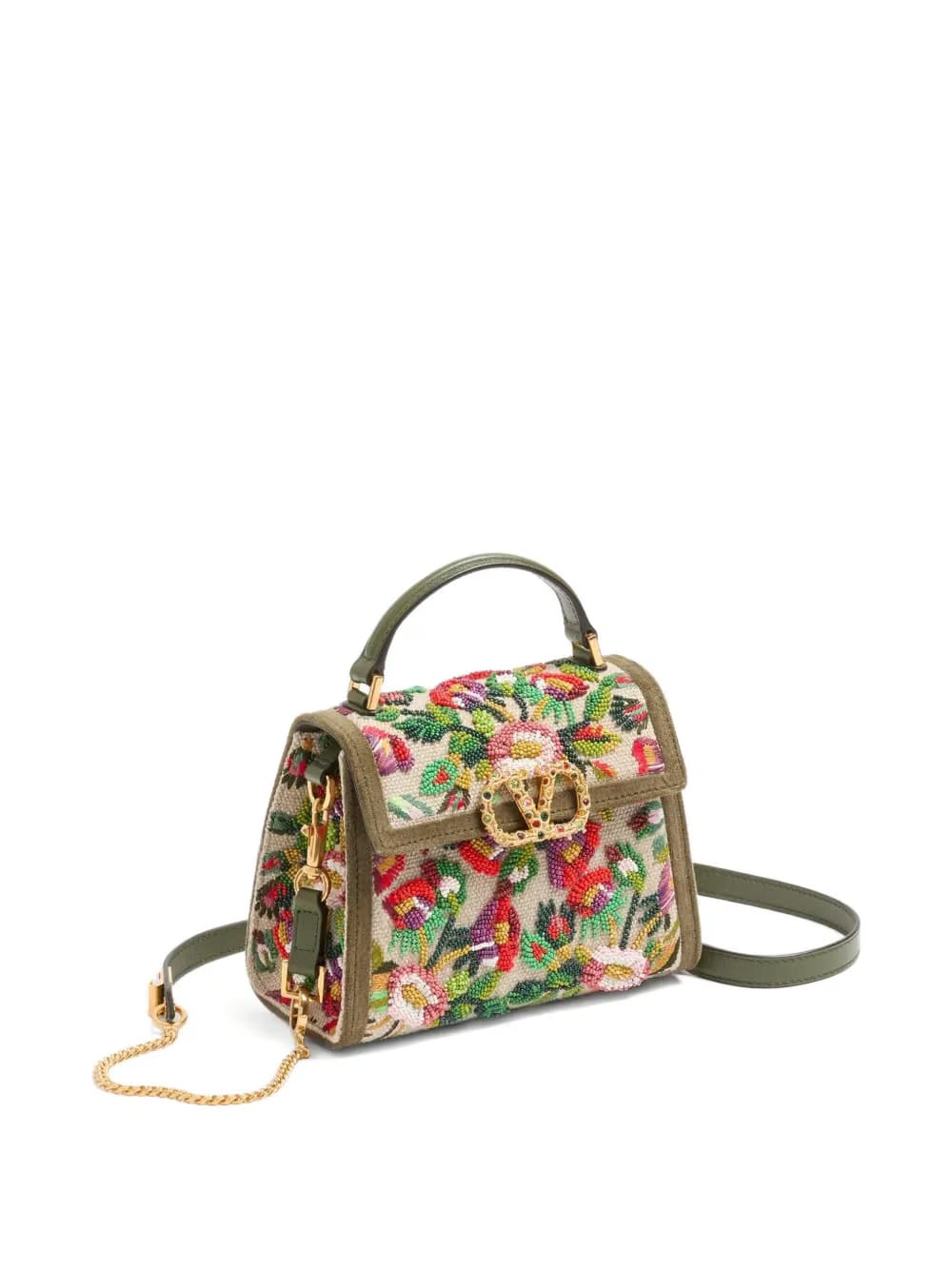VSling embroidered mini bag