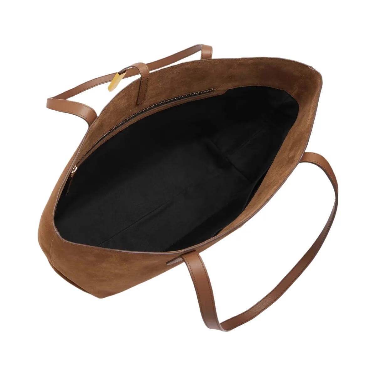 DeMellier The Tokyo Tote deep tan suede & deep tan smooth