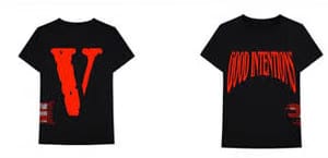 VLone x Nav Good Intentions Black T-Shirt