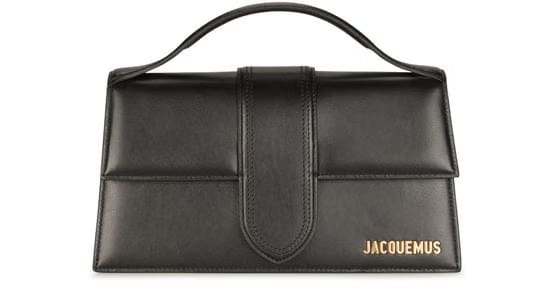 Jacquemus Black with Gold Initials Le Grand Bambino ( with dustbag only)