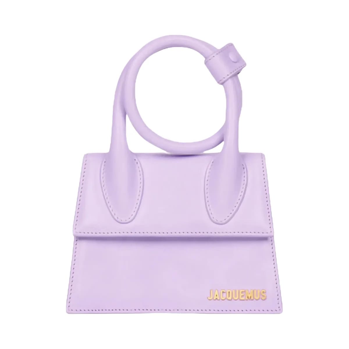 Jacquemus Le Chiquito Noeud Coiled Handbag Lilac
