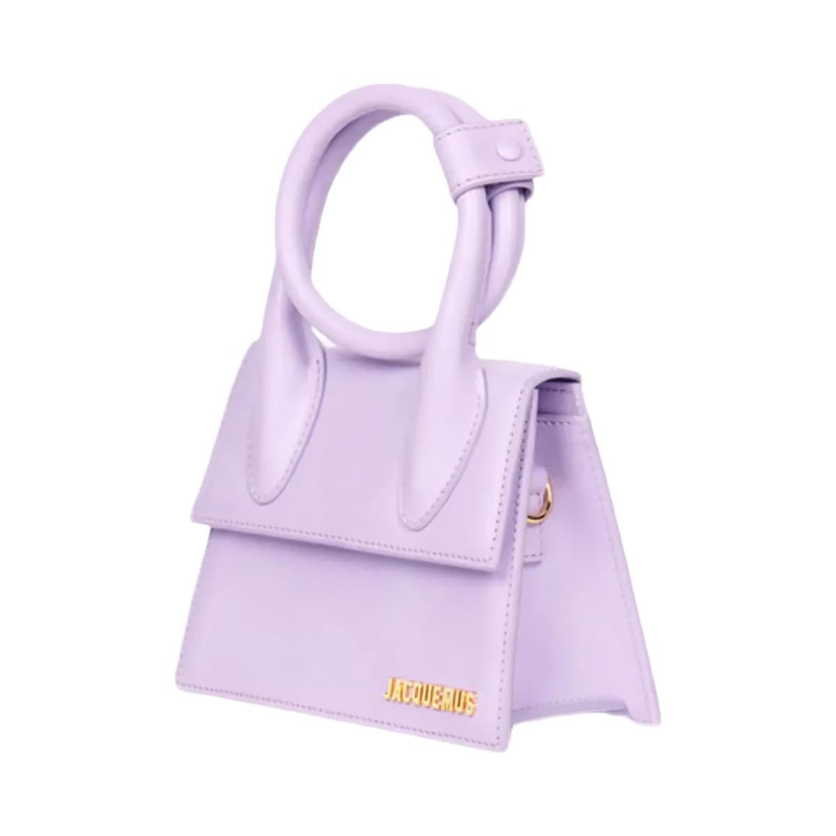 Jacquemus Le Chiquito Noeud Coiled Handbag Lilac