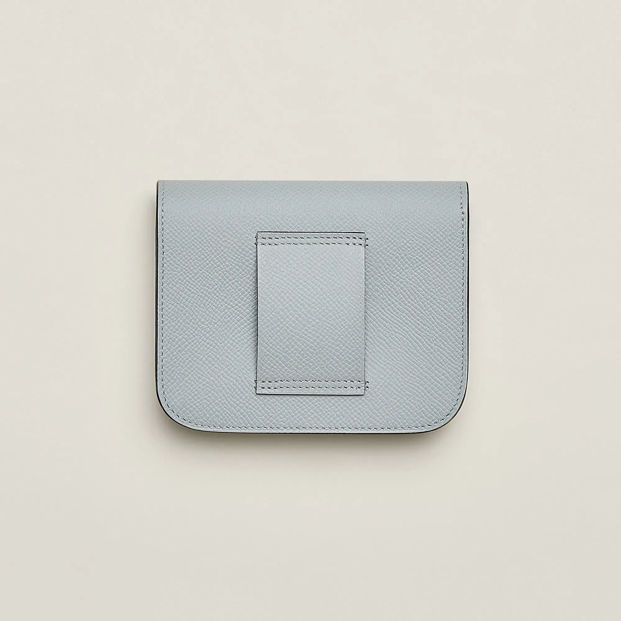 Hermes Constance Slim Wallet Bleu Saphir