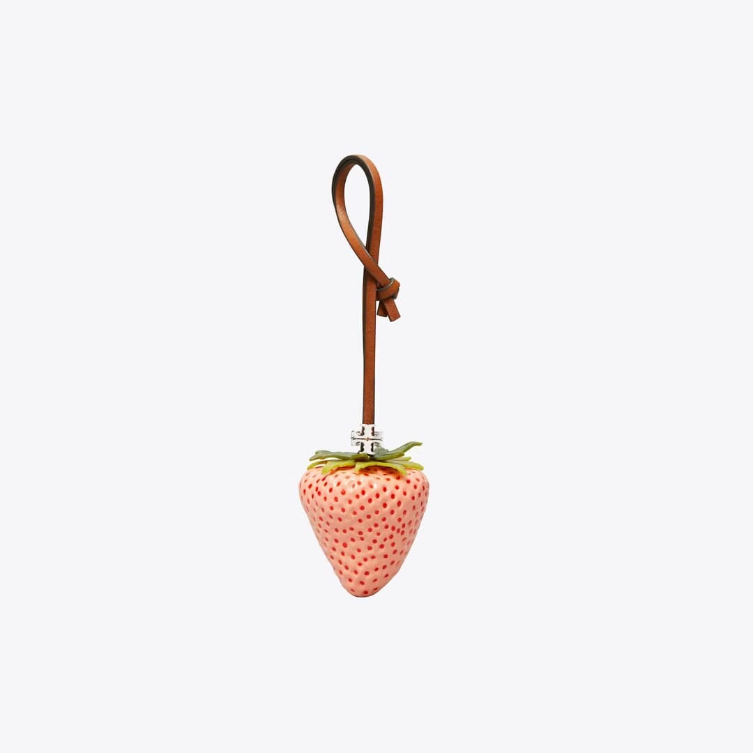 Tory Burch Strawberry Bag Charm Sweet Pink / Minium