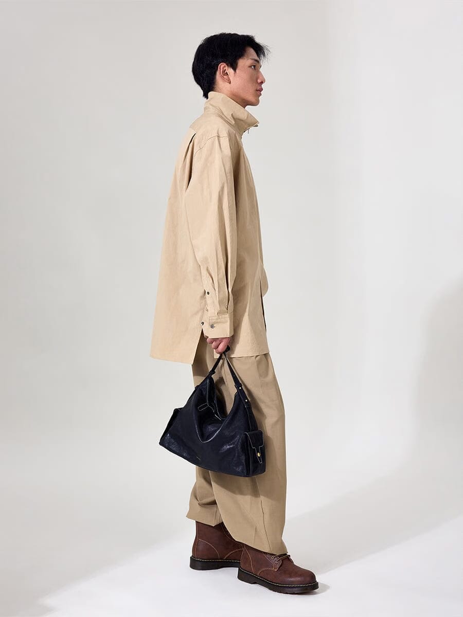 Songmont Medium Yore Hobo Bag Onyx