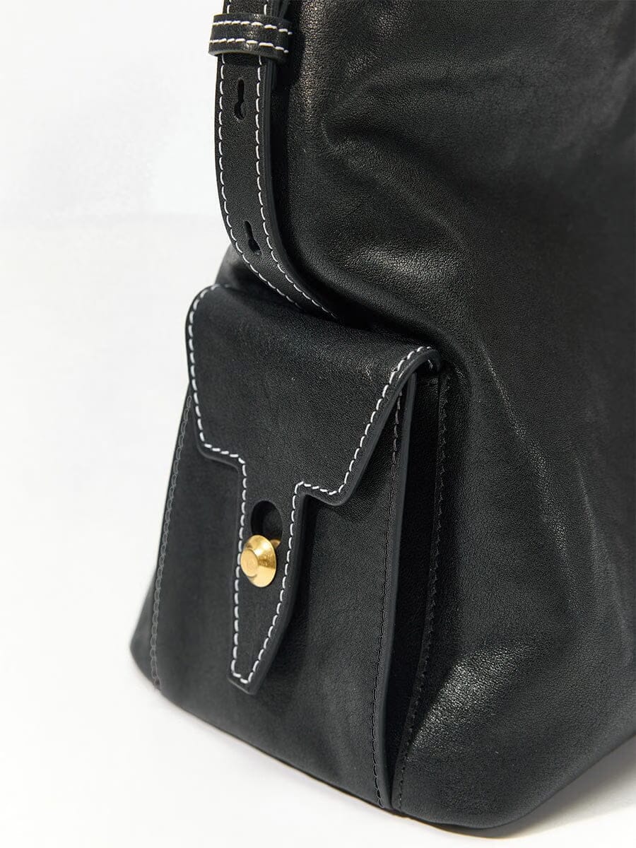Songmont Medium Yore Hobo Bag Onyx