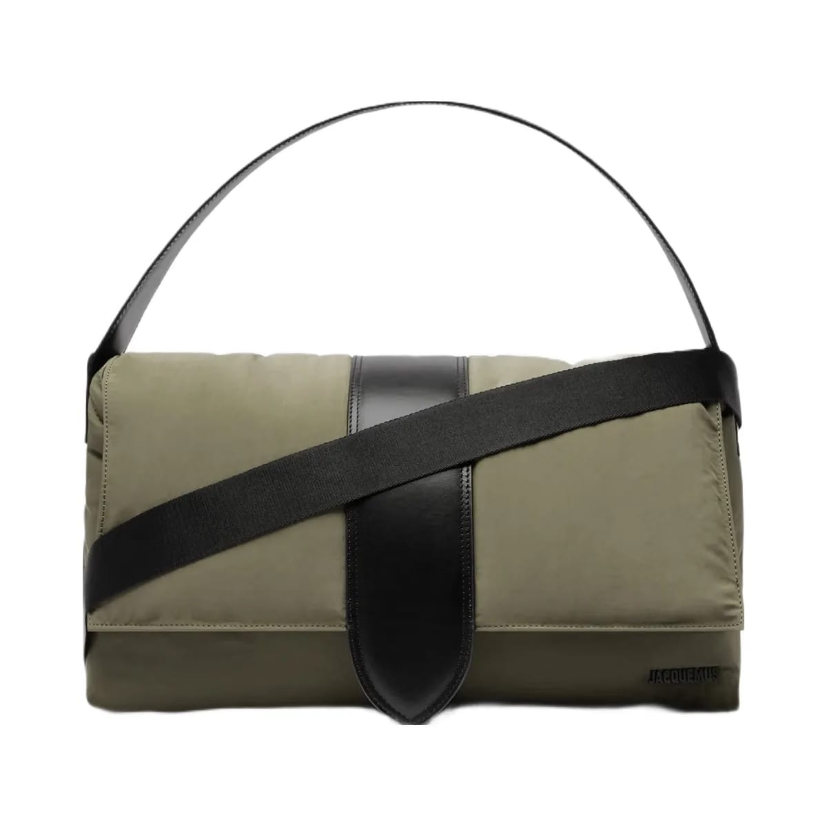 Jacquemus The Bambino Messenger Bag Soft Nylon Messenger Bag Khaki