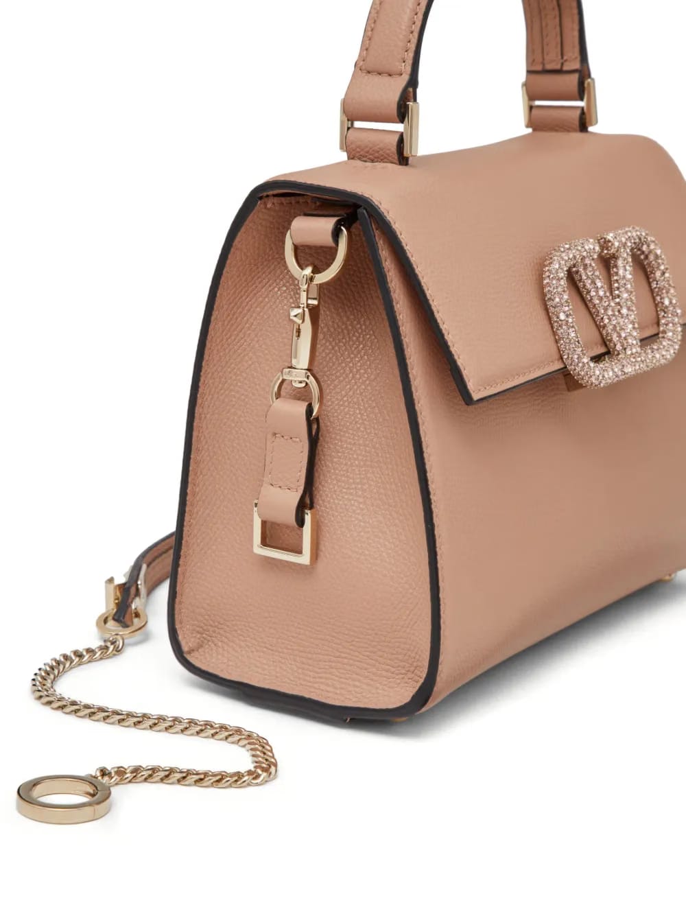 small VSling embellished handbag