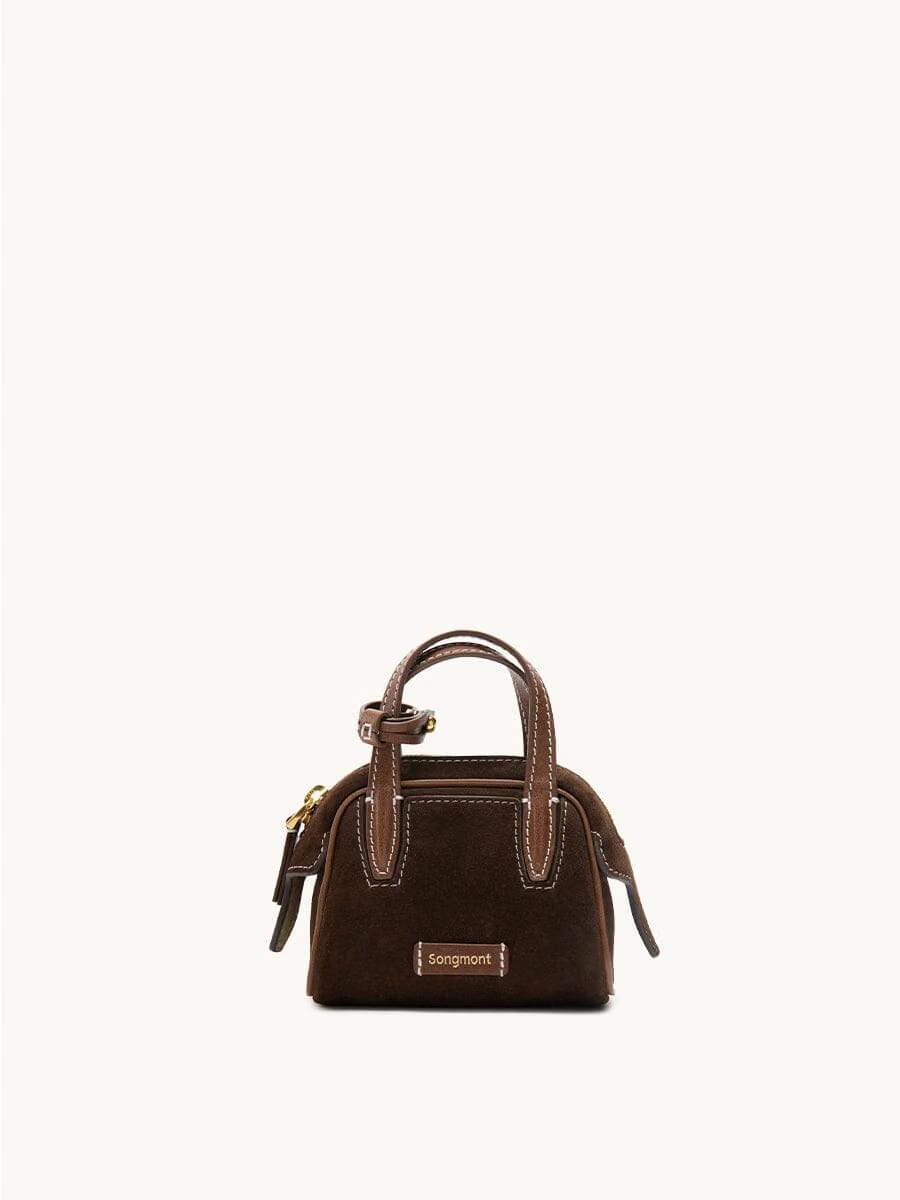 Songmont Mini Yore Bowling Case Chestnut Suede