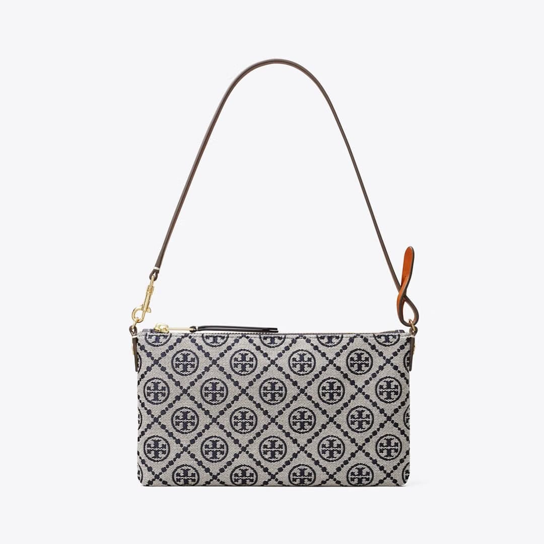 Tory Burch T Monogram Pochette Tory Navy