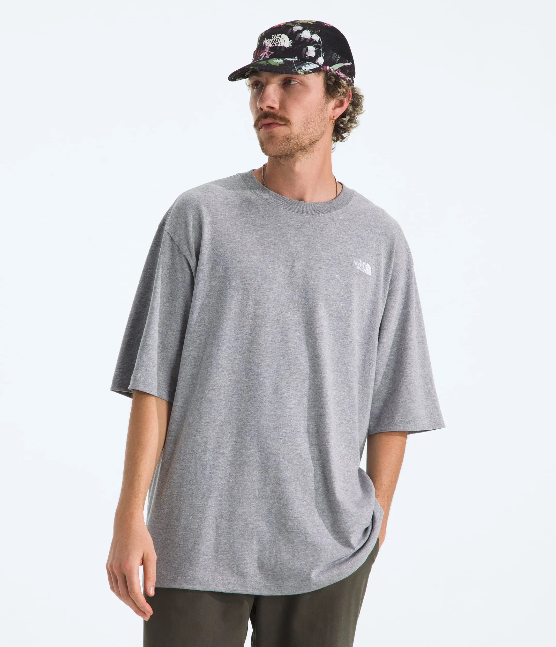 The North Face Men’s TNF™ Essential Simple Dome Oversize Short-Sleeve Tee TNF Pale Grey Heather