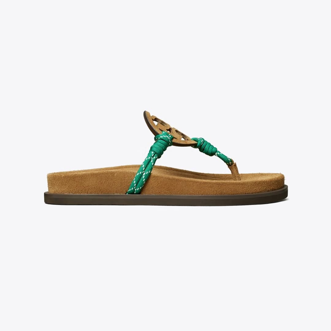 Tory Burch Miller Cloud Rope Sandal ALCE / GREEN MULTI