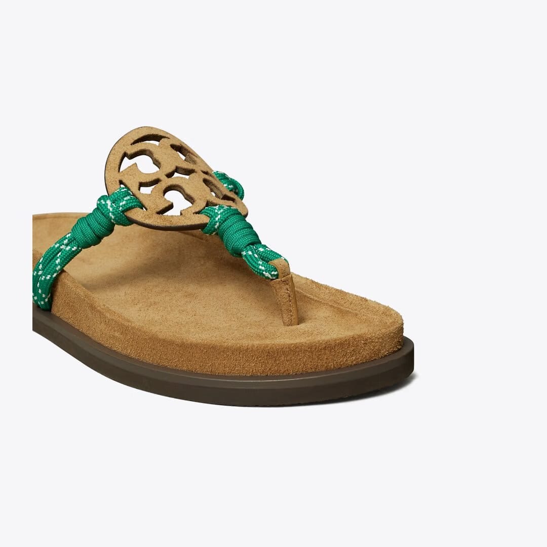 Tory Burch Miller Cloud Rope Sandal ALCE / GREEN MULTI