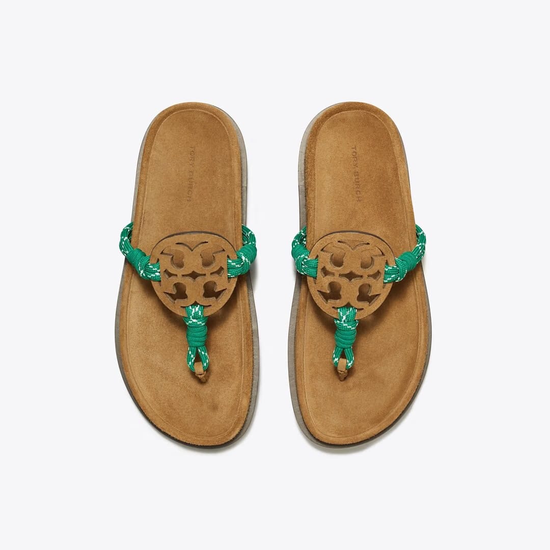 Tory Burch Miller Cloud Rope Sandal ALCE / GREEN MULTI