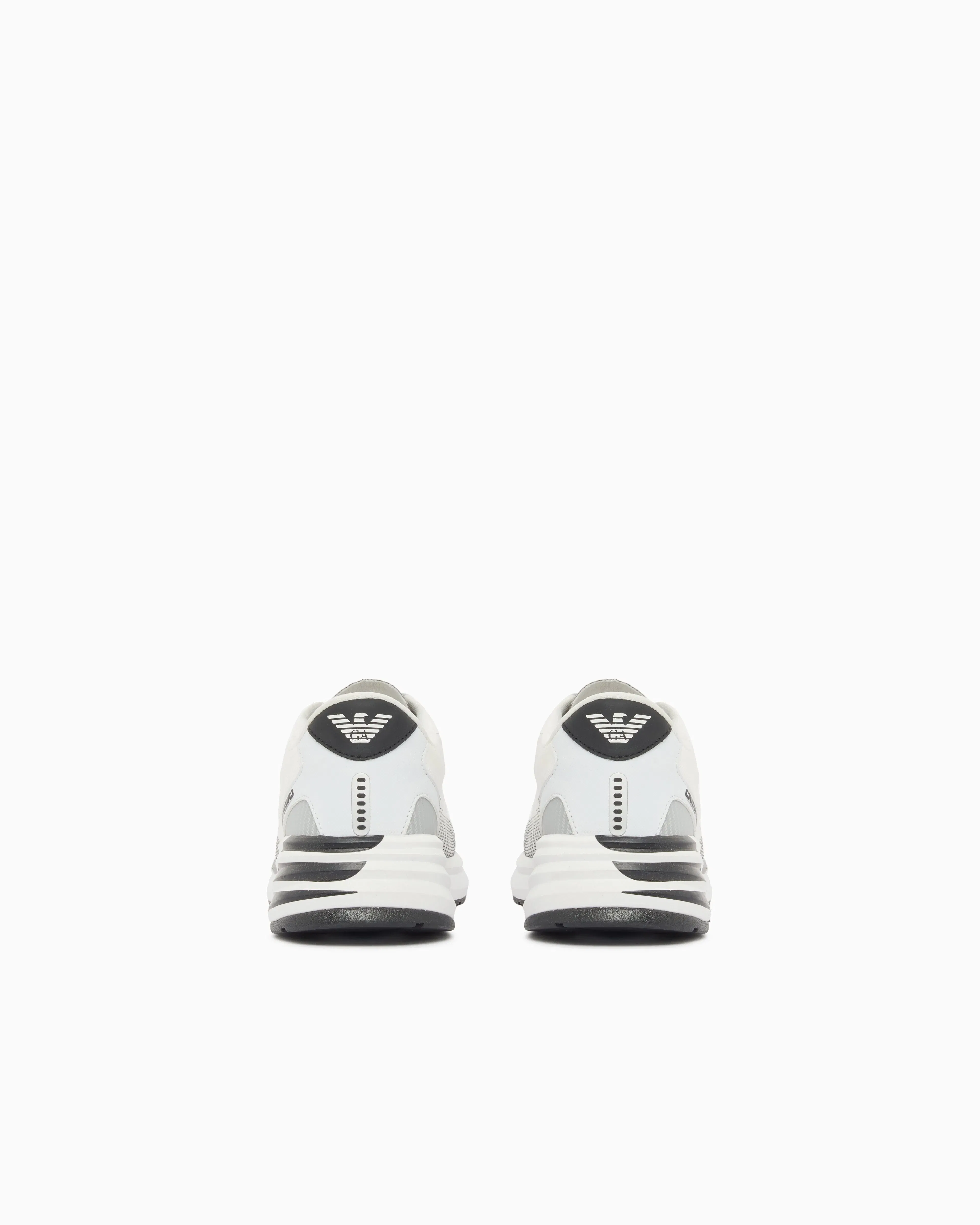 Ea7 Sneakers Crusher Distance In Mesh With Reflective Details White
