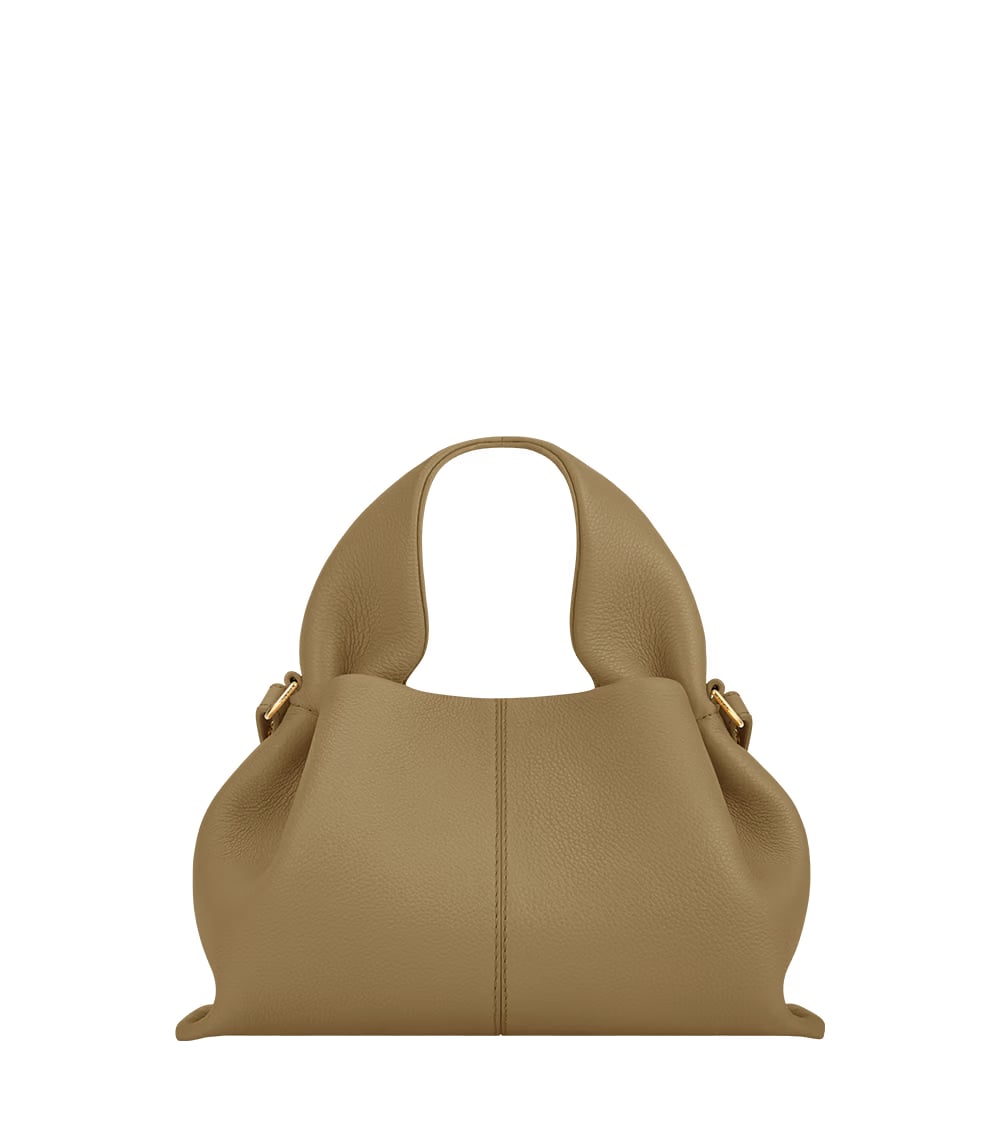 Polene Numero Neuf Mini Textured Smoky Olive