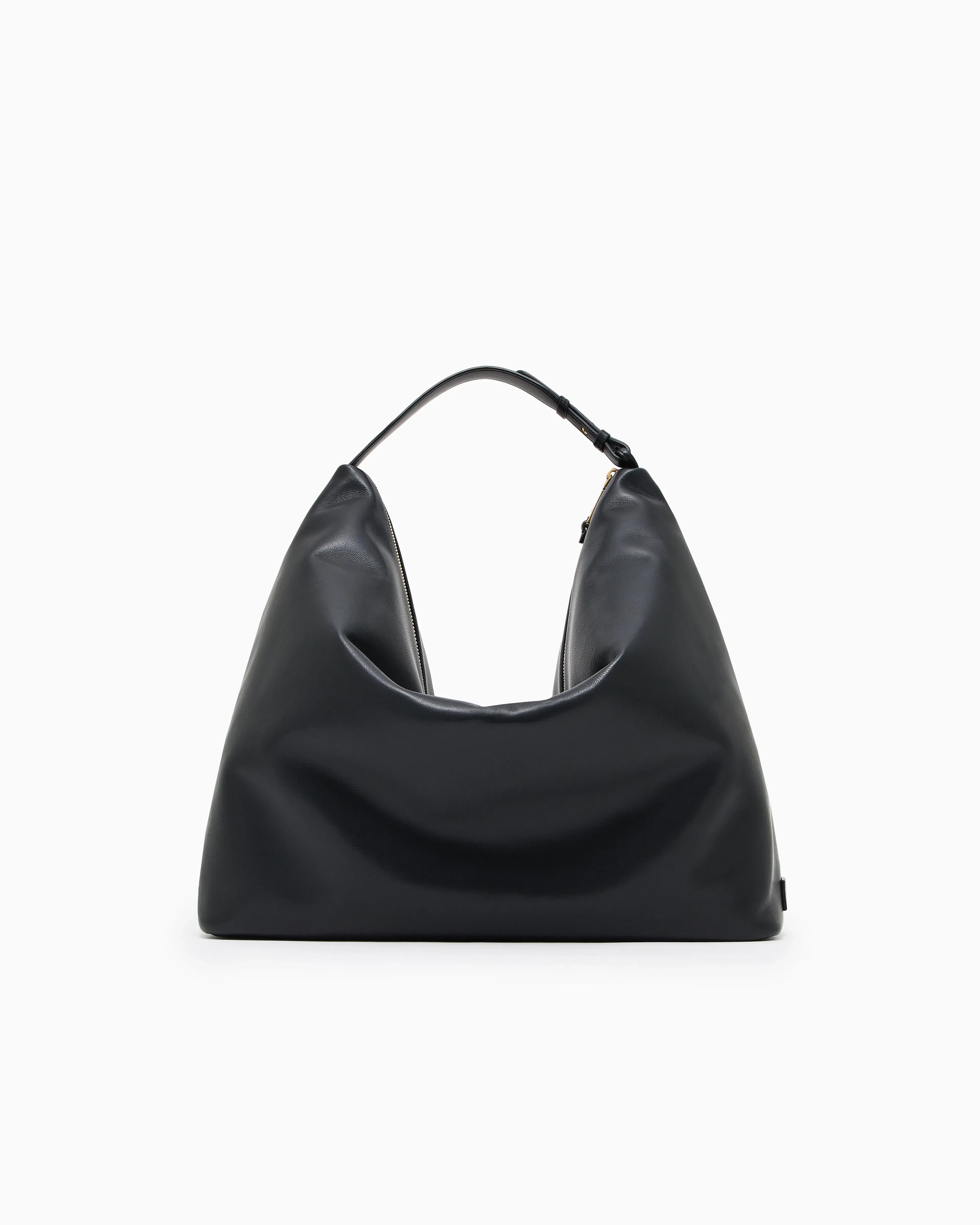 Emporio Armani Leather oversized hobo bag