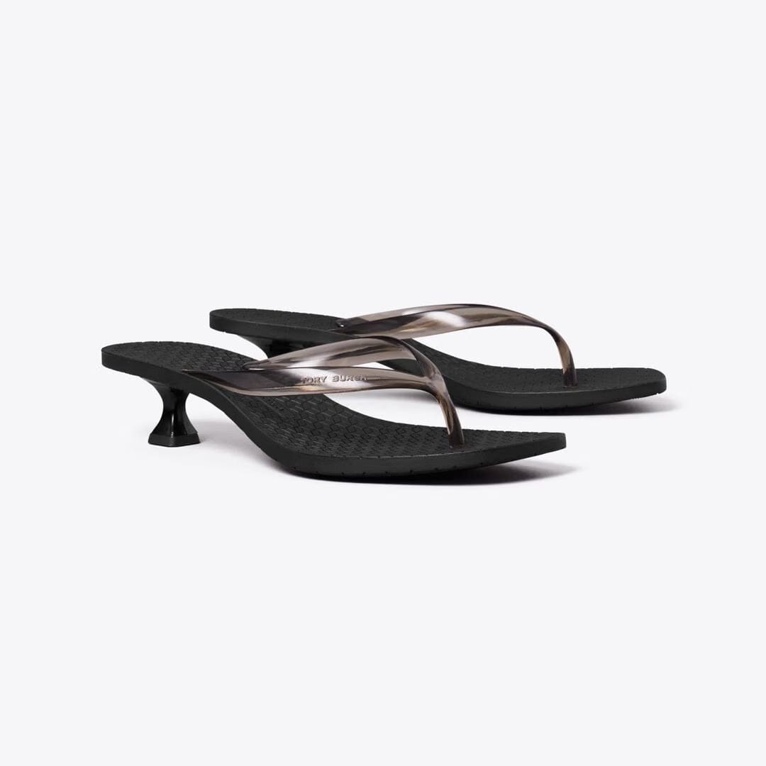 Tory Burch Jelly Heel Flip-Flop BLACK / BLACK