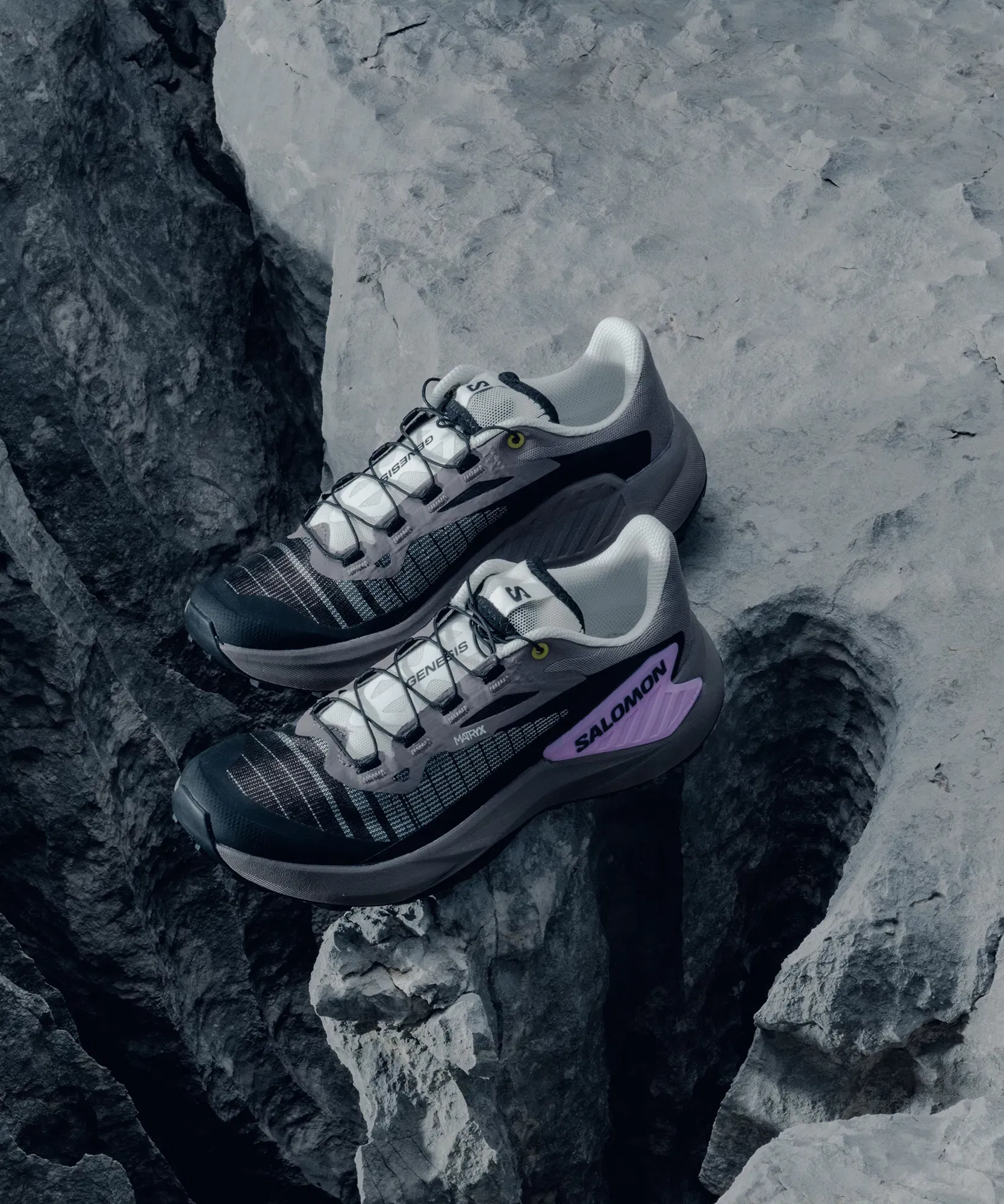 Salomon Genesis Trail Running Shoes Womens Iron