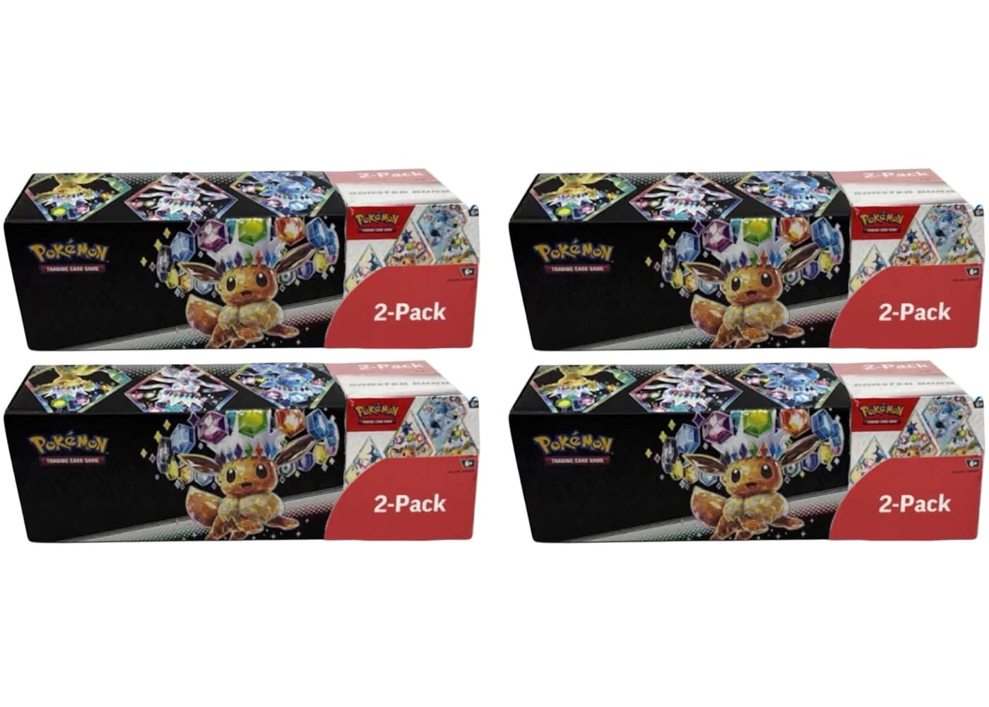 Pokemon Prismatic Evolutions Surprise Box Sams Club Exclusive Booster Bundle 2 Pack 4X Lot