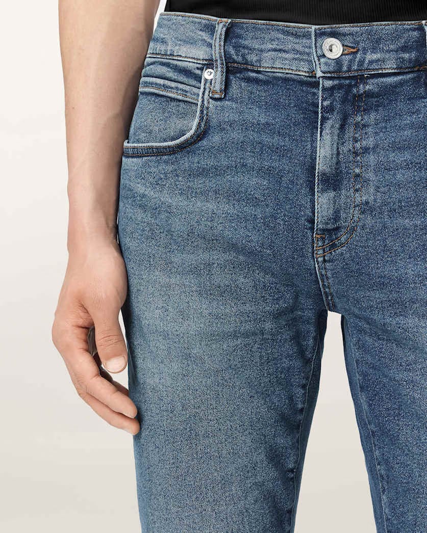 AllSaints Sid Skinny Denim Ultra Jeans Royal Indigo