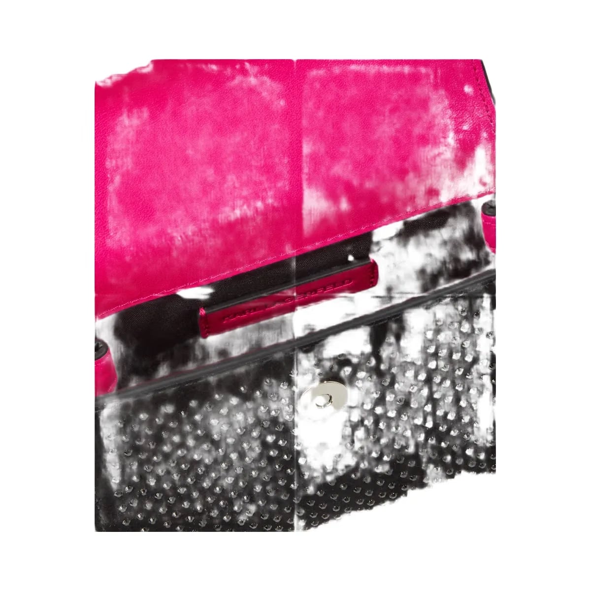 Karl Lagerfeld Exclusive K/Autograph Rhinestone Nano Bag Black Embellishment