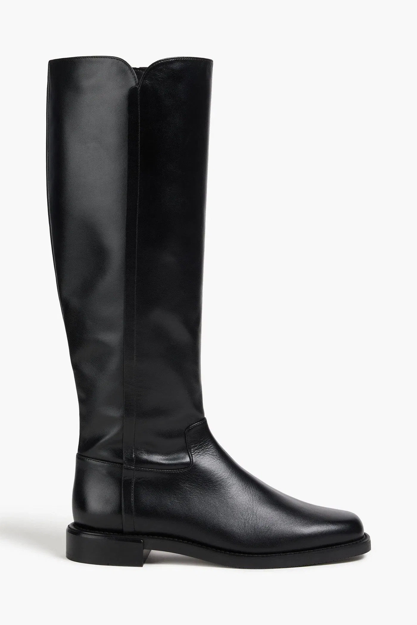 Stuart Weitzman Leather Knee Boots Black Women's