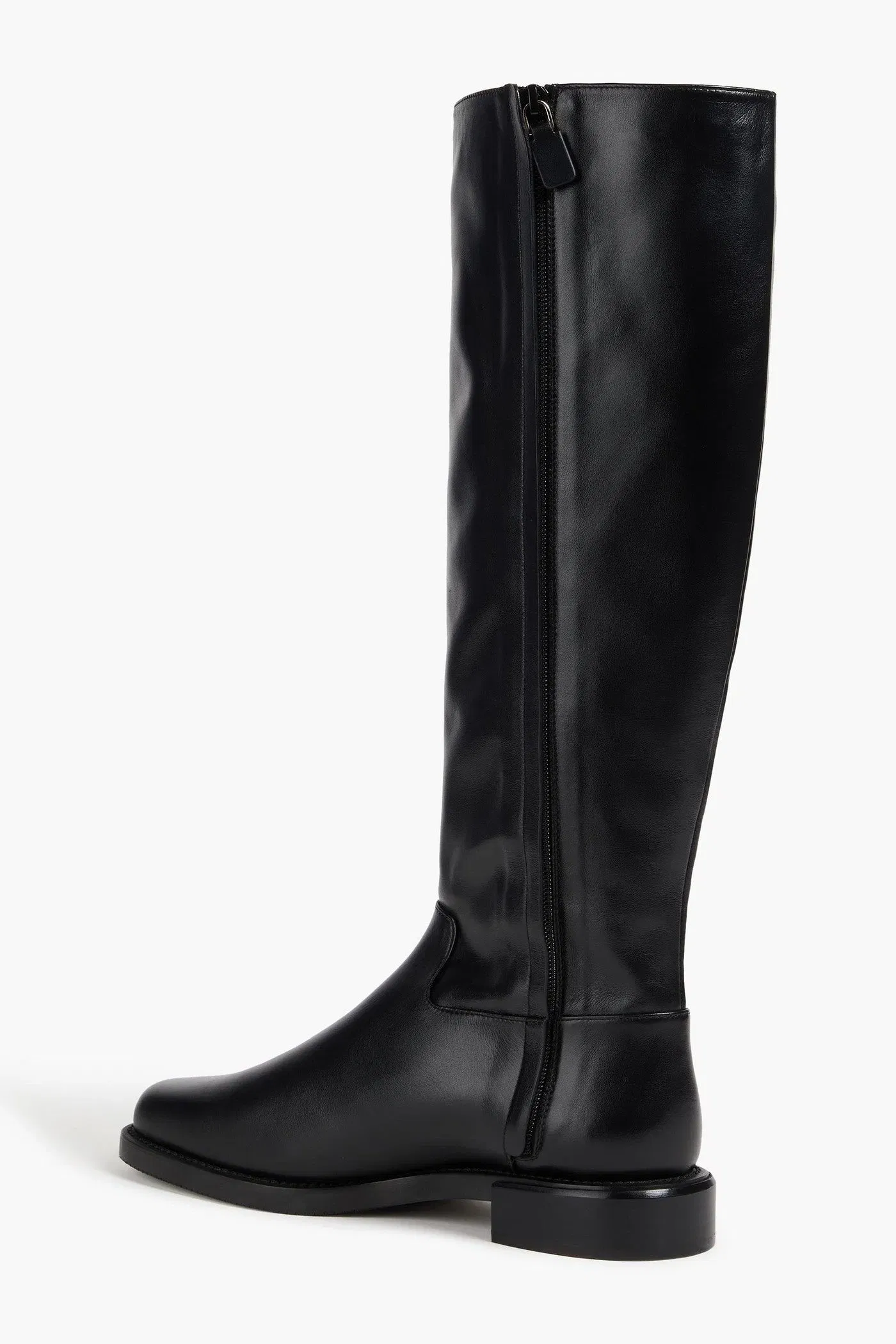Stuart Weitzman Leather Knee Boots Black Women's