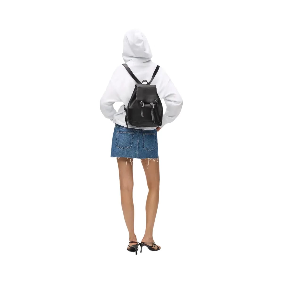 Karl Lagerfeld K-Logo Small Backpack Black