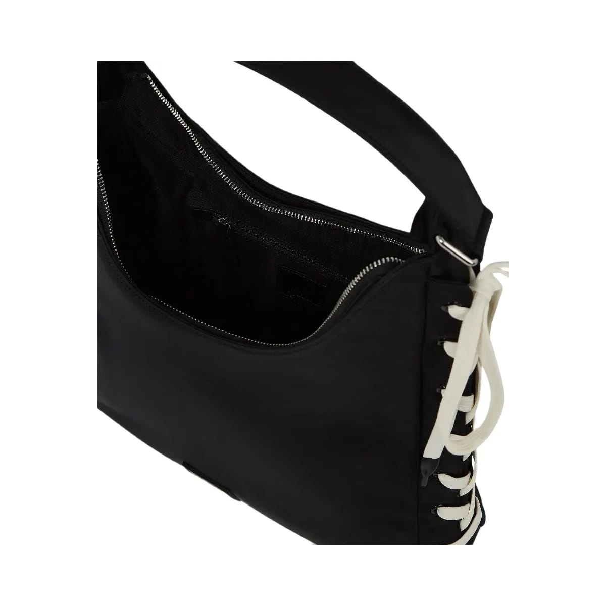 Karl Lagerfeld Nylon Lace-Up Tote Bag Black